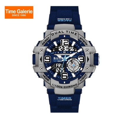 BUM Men BUMWB98005A Sports Blue Strap Watch
